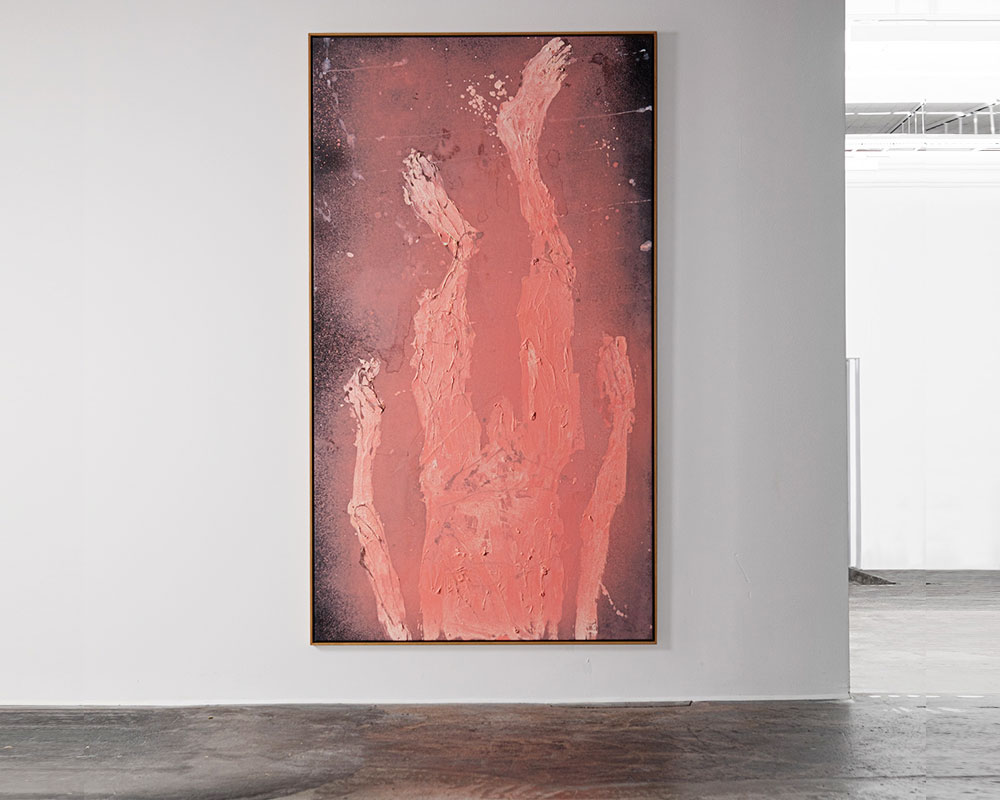 Målning i Ståhl Collection Konsthall i Norrköping